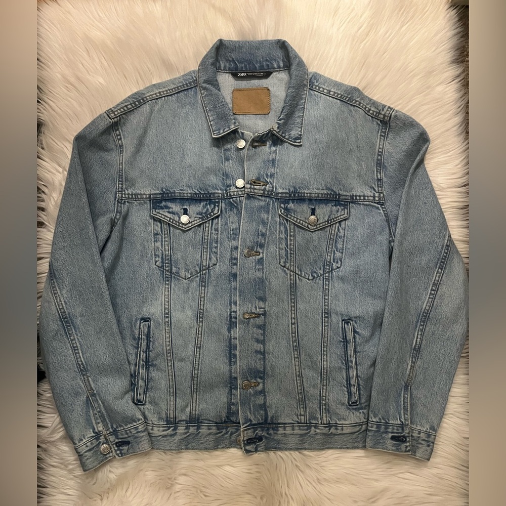 Zara Classic Blue Denim Jacket